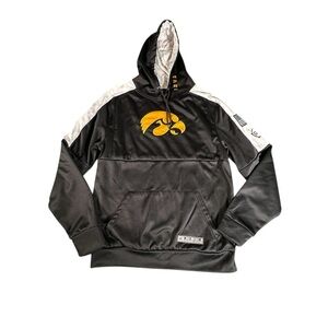 Iowa Hawkeyes Hoodie Men’s M Black Gold OHT Colosseum Camo Pullover Sweatshirt